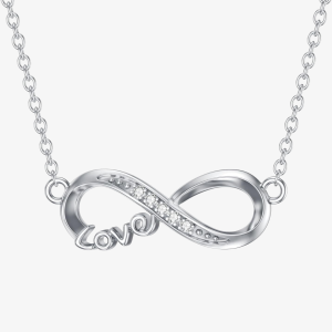 Diamond Infinity Necklace