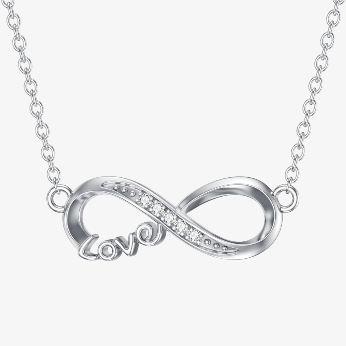 Diamond Infinity Necklace