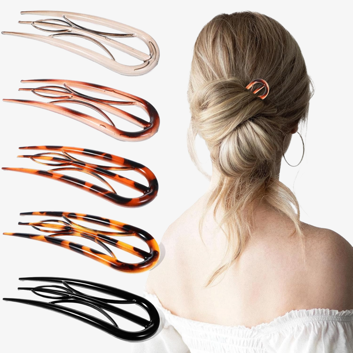 Vintage U-Shaped French Hair Pins