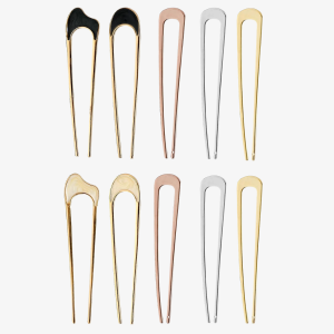 10Pcs Metal French Hair Pin Set