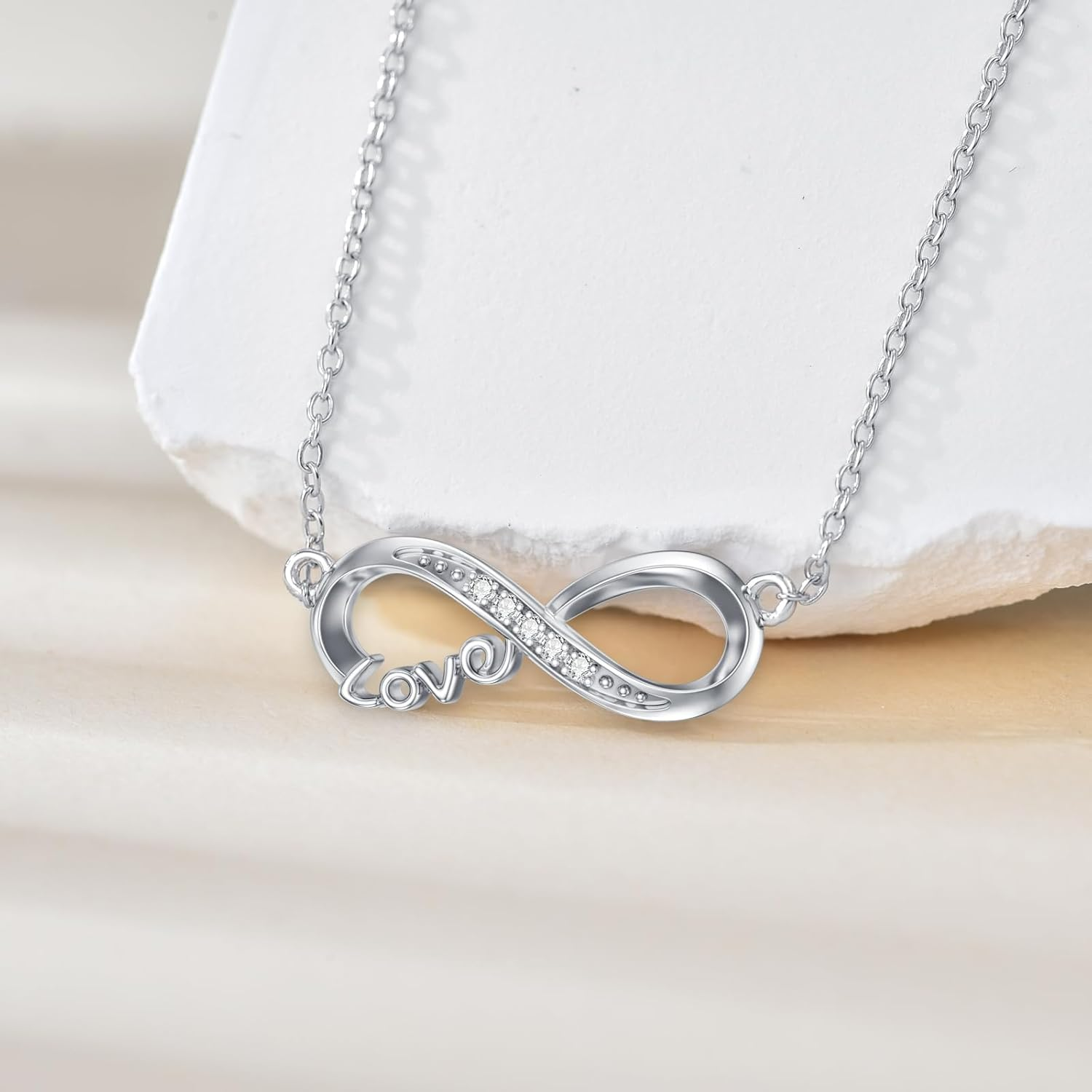 Diamond Infinity Necklace - Image 2