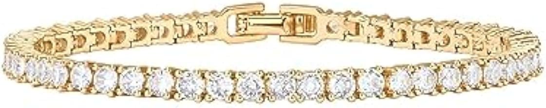 Gold Plated Tennis Bracelet - Image 10