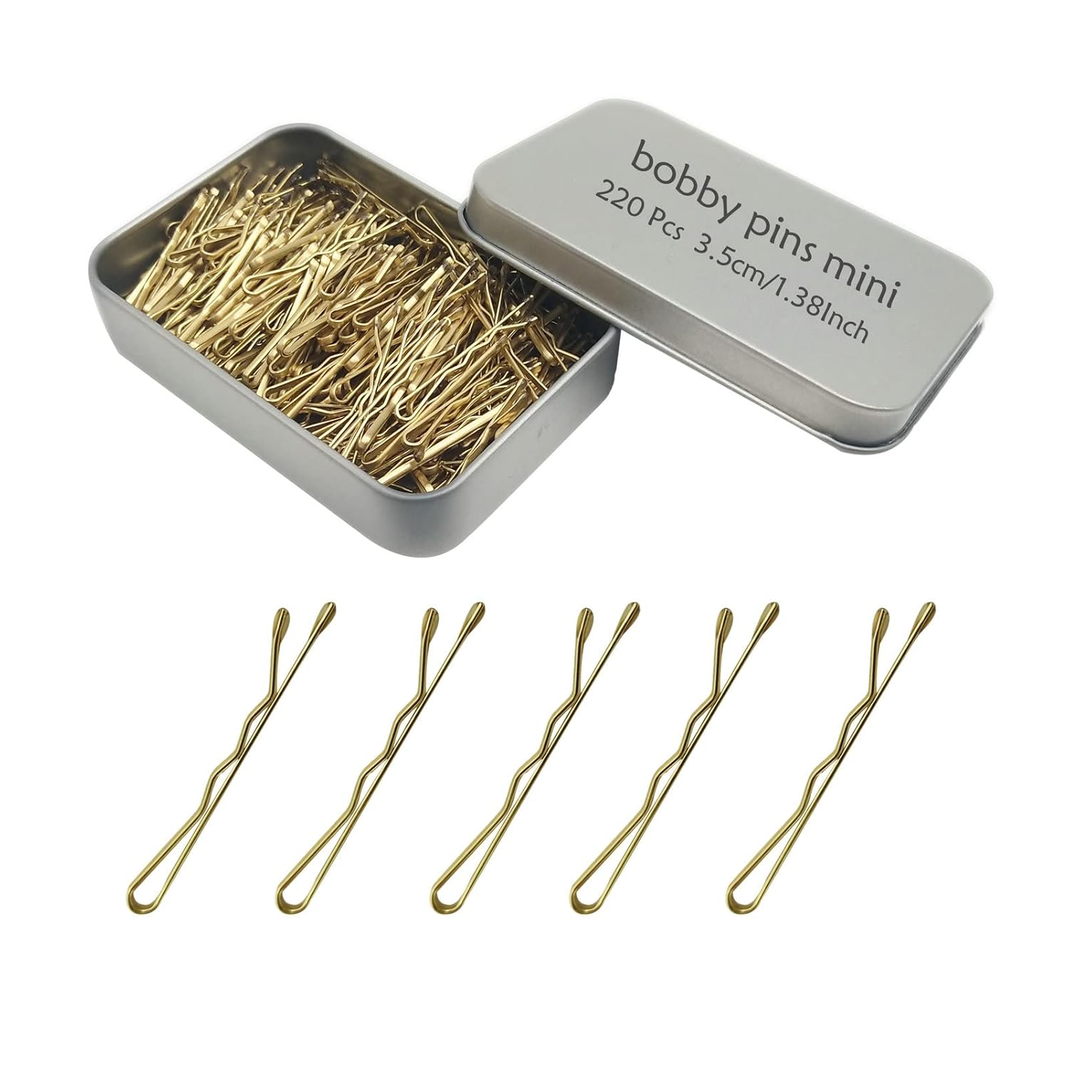Mini Bobby Pins with Storage Box - Image 5