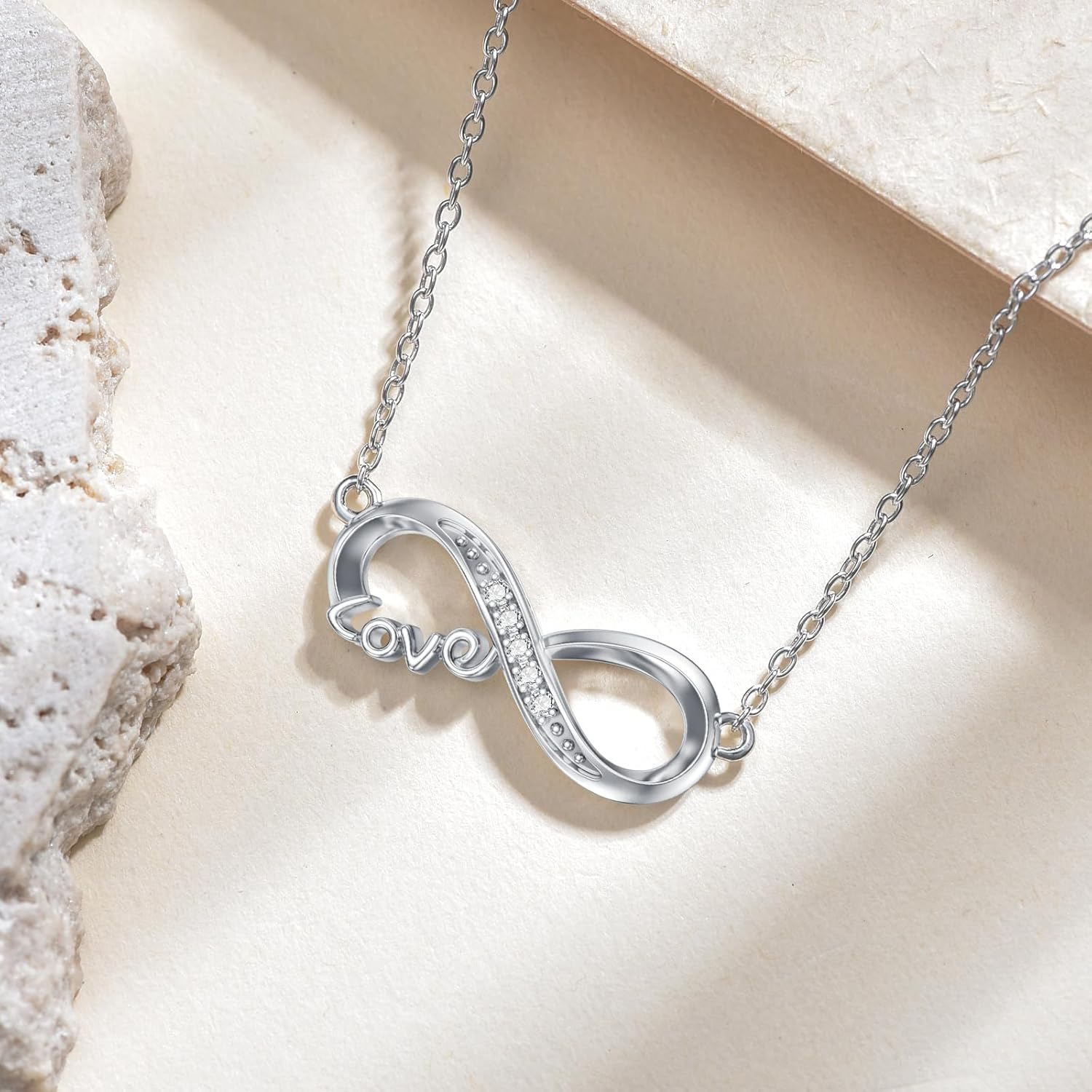 Diamond Infinity Necklace - Image 3