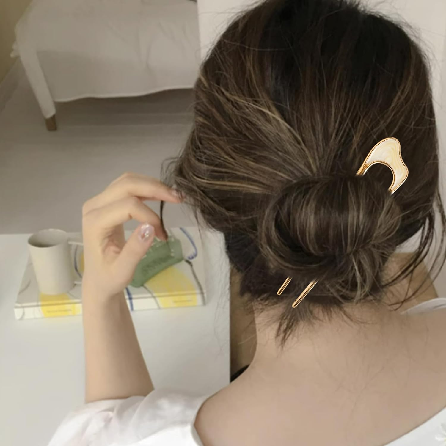 10Pcs Metal French Hair Pin Set - Image 6