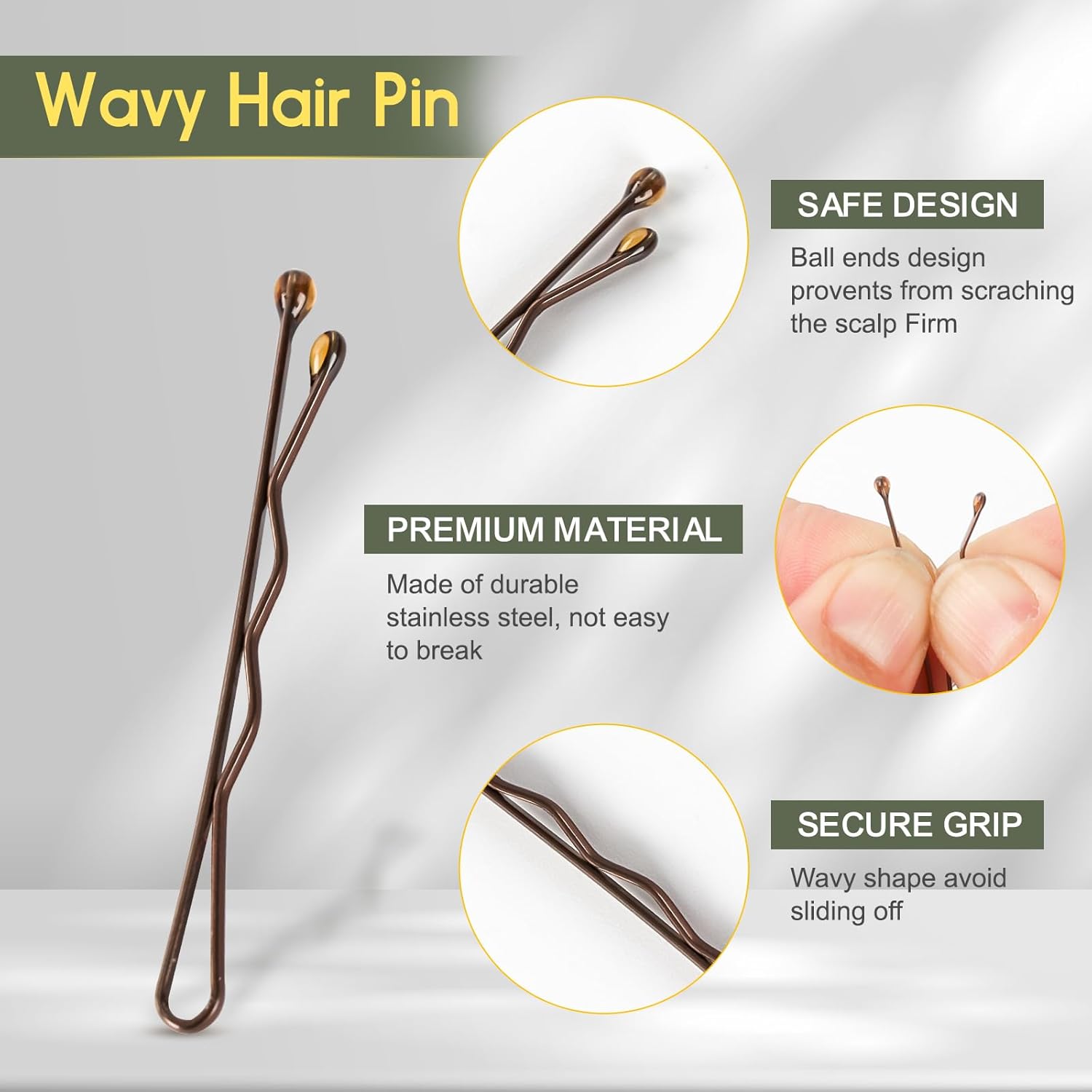 Mini Bobby Pins - 1.38 Inch - Image 2
