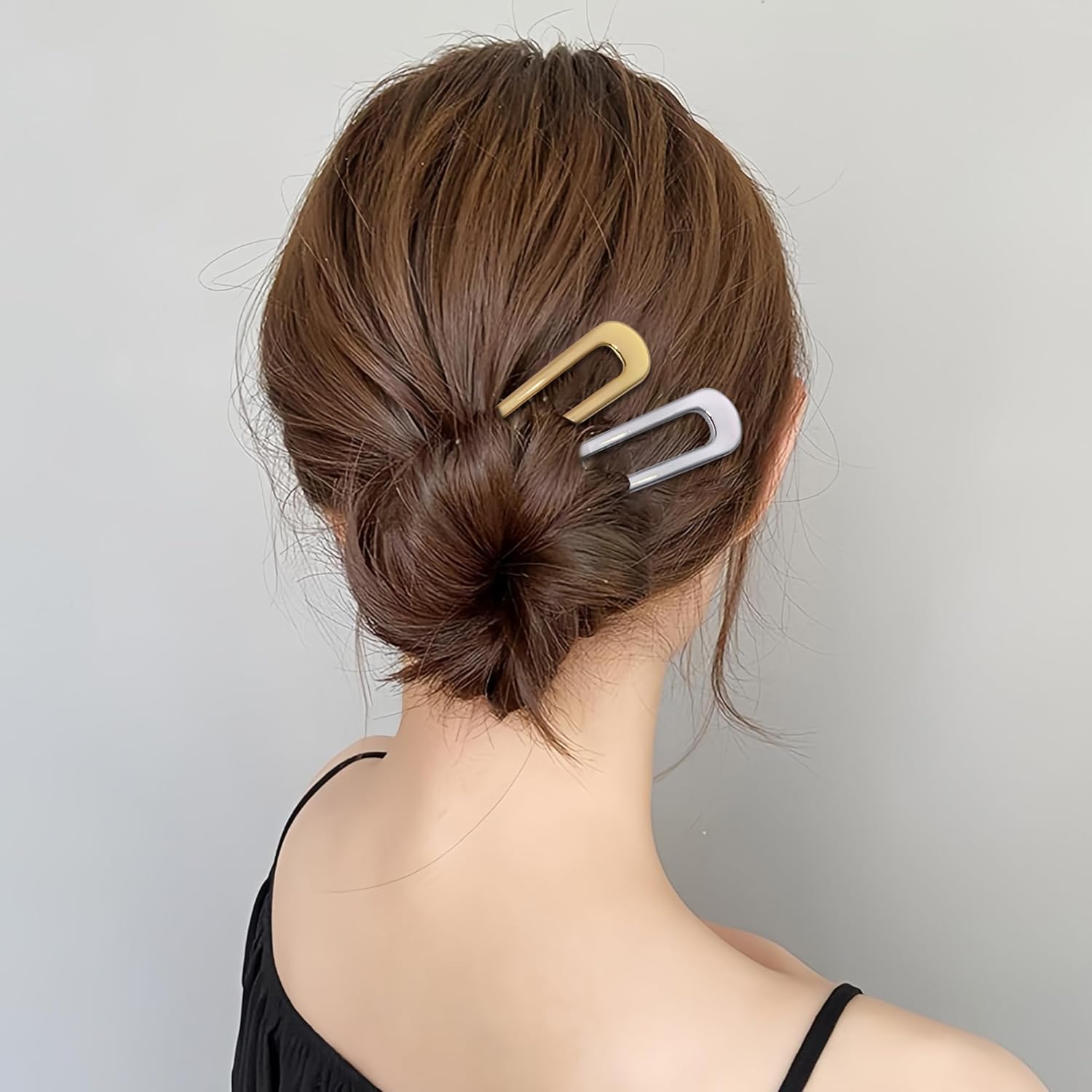 Metal U-Shaped French Hair Pins - Image 7