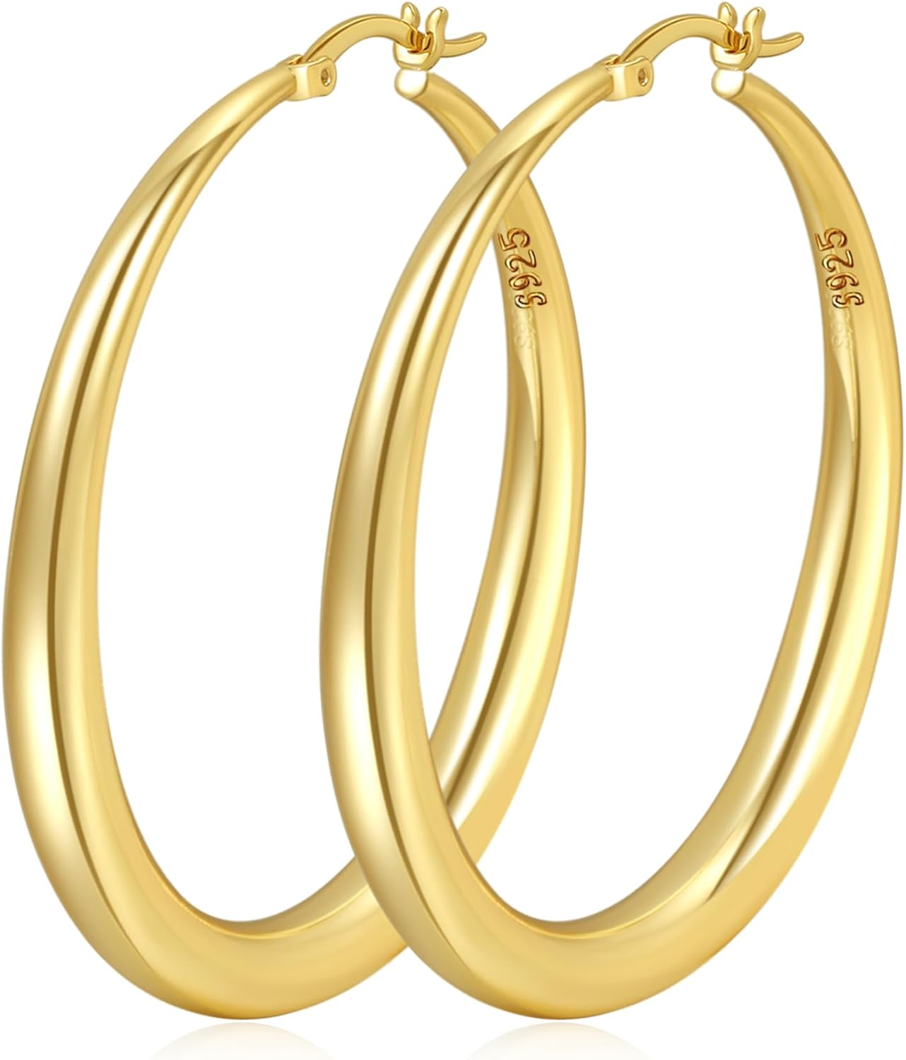 Sterling Silver Hoop Earrings - Image 8