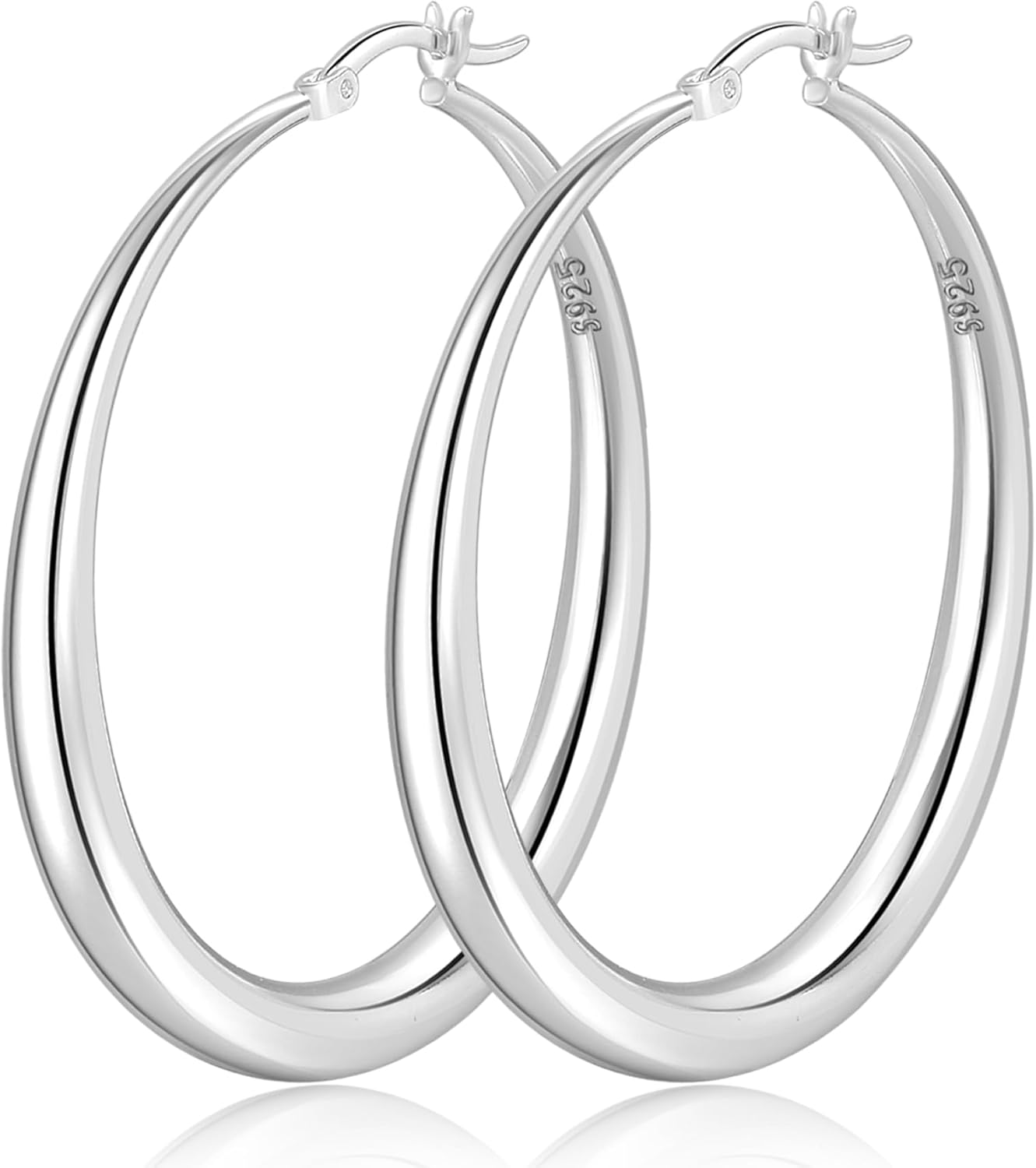 Sterling Silver Hoop Earrings - Image 6