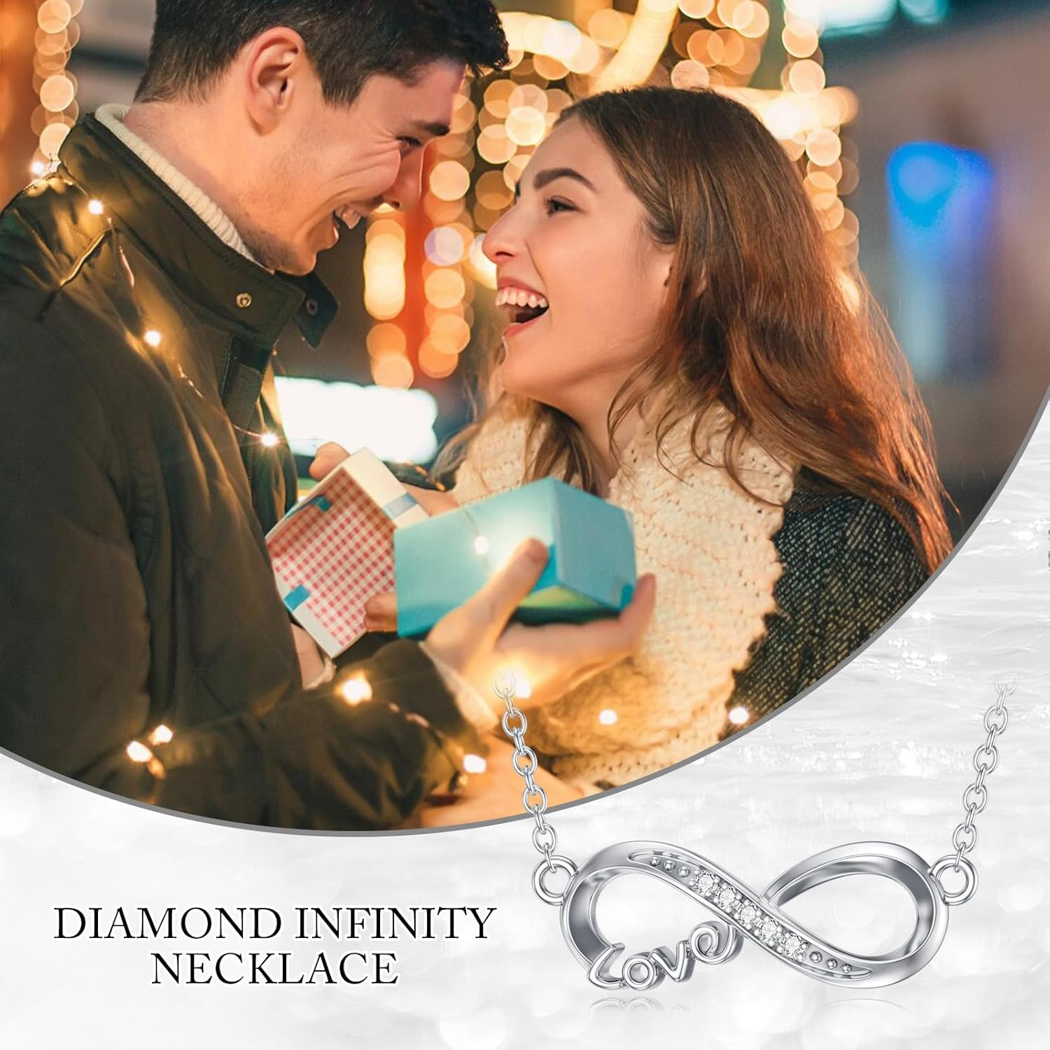 Diamond Infinity Necklace - Image 6