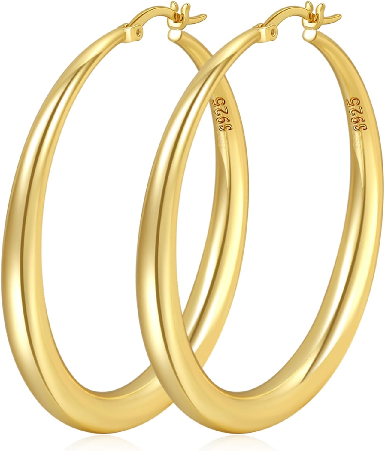 Sterling Silver Hoop Earrings - Image 17