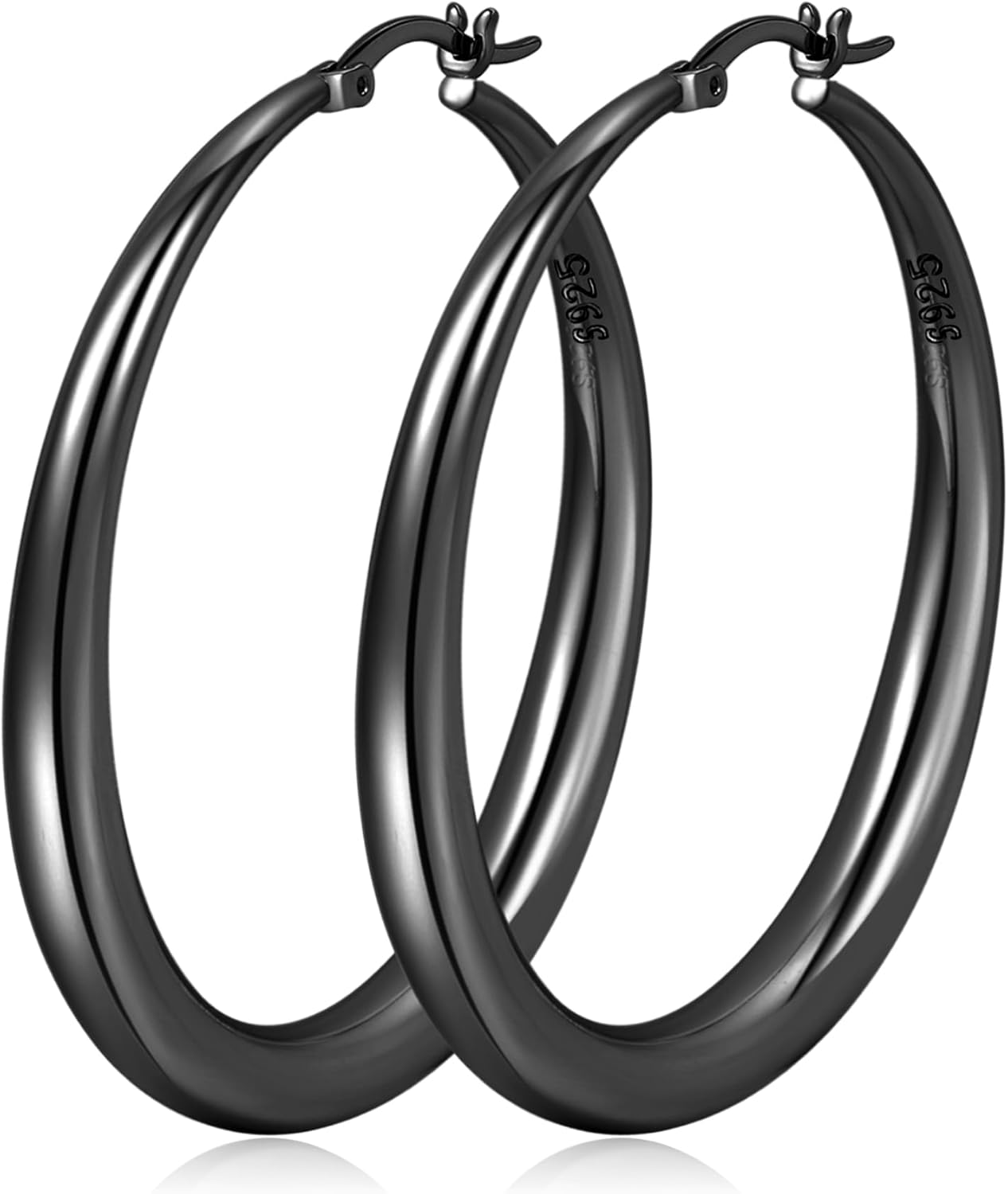 Sterling Silver Hoop Earrings - Image 13